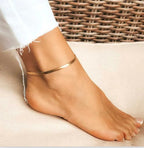 Snake Chain Gold Anklet