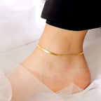 Snake Chain Gold Anklet