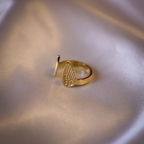 Angel Wings Adjustable Ring