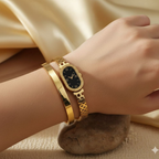 18K Gold Watch Bracelet