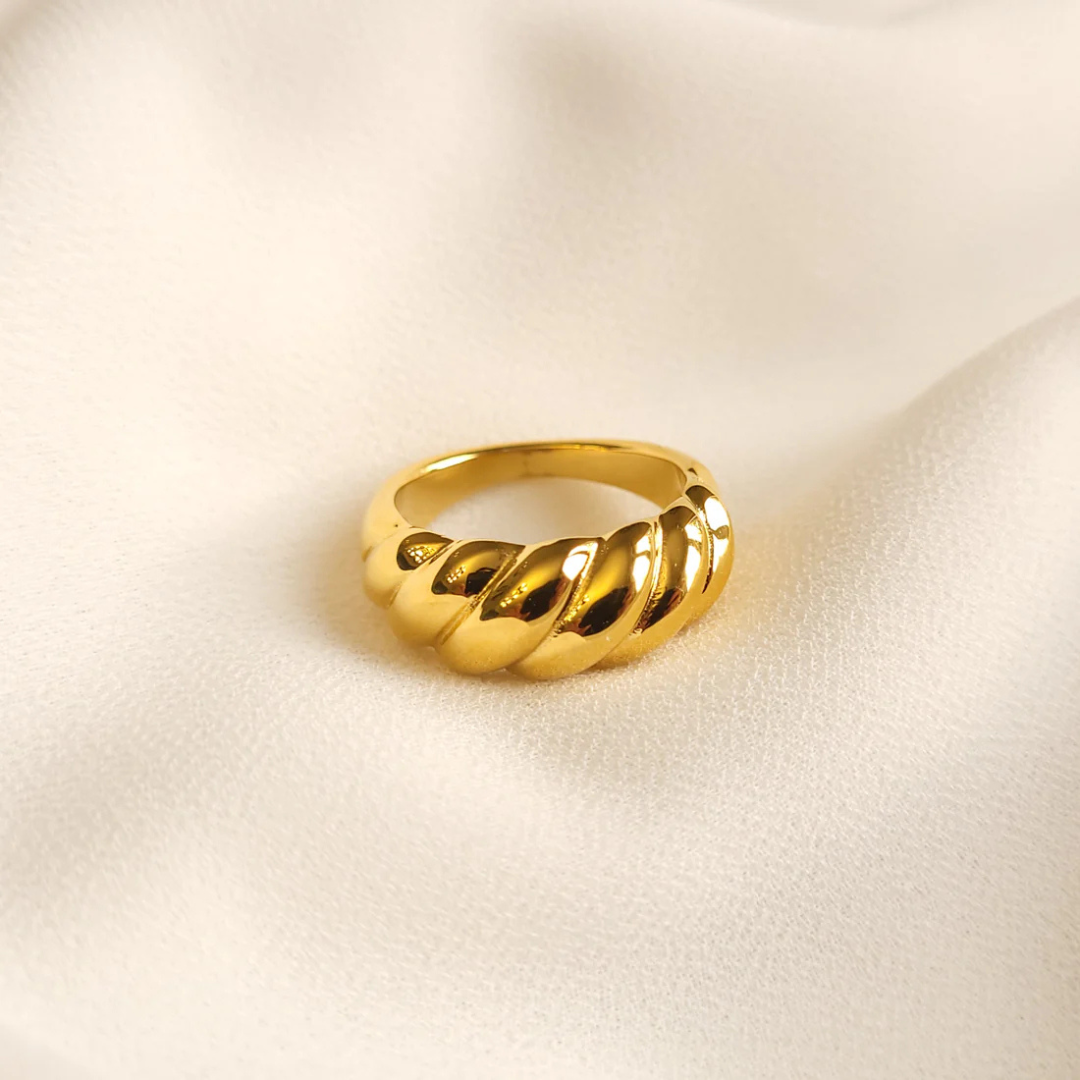 Dome Gold Ring