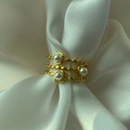 Elegant Pearl Adjustable Ring