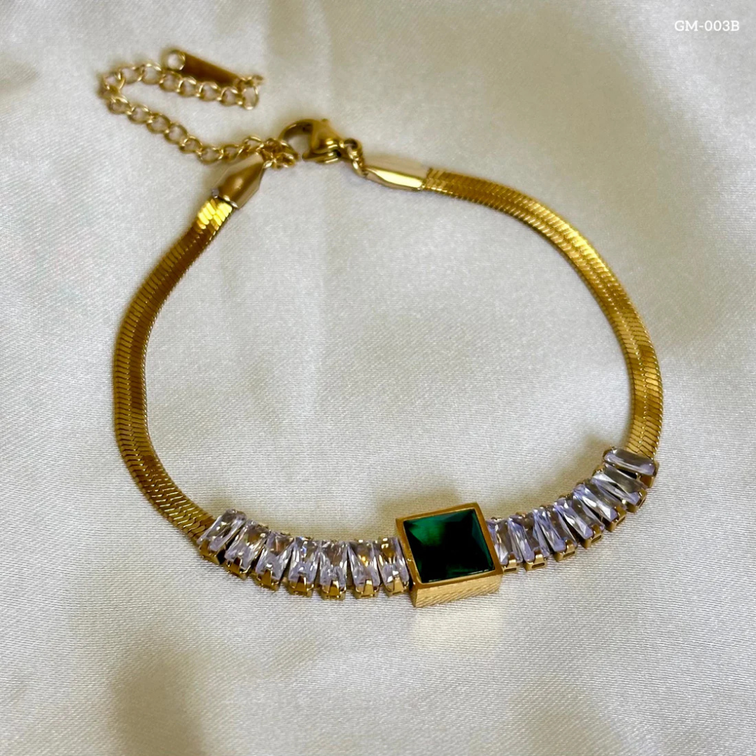 Emerald Zircon Bracelet