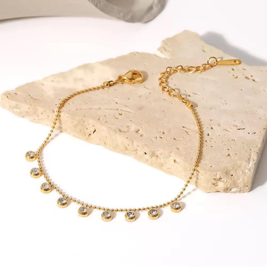 Freesia Gold Chain Bracelet
