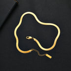 Snake Chain Gold Anklet