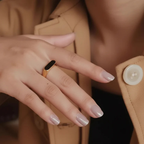 Homxi Black Gold Ring