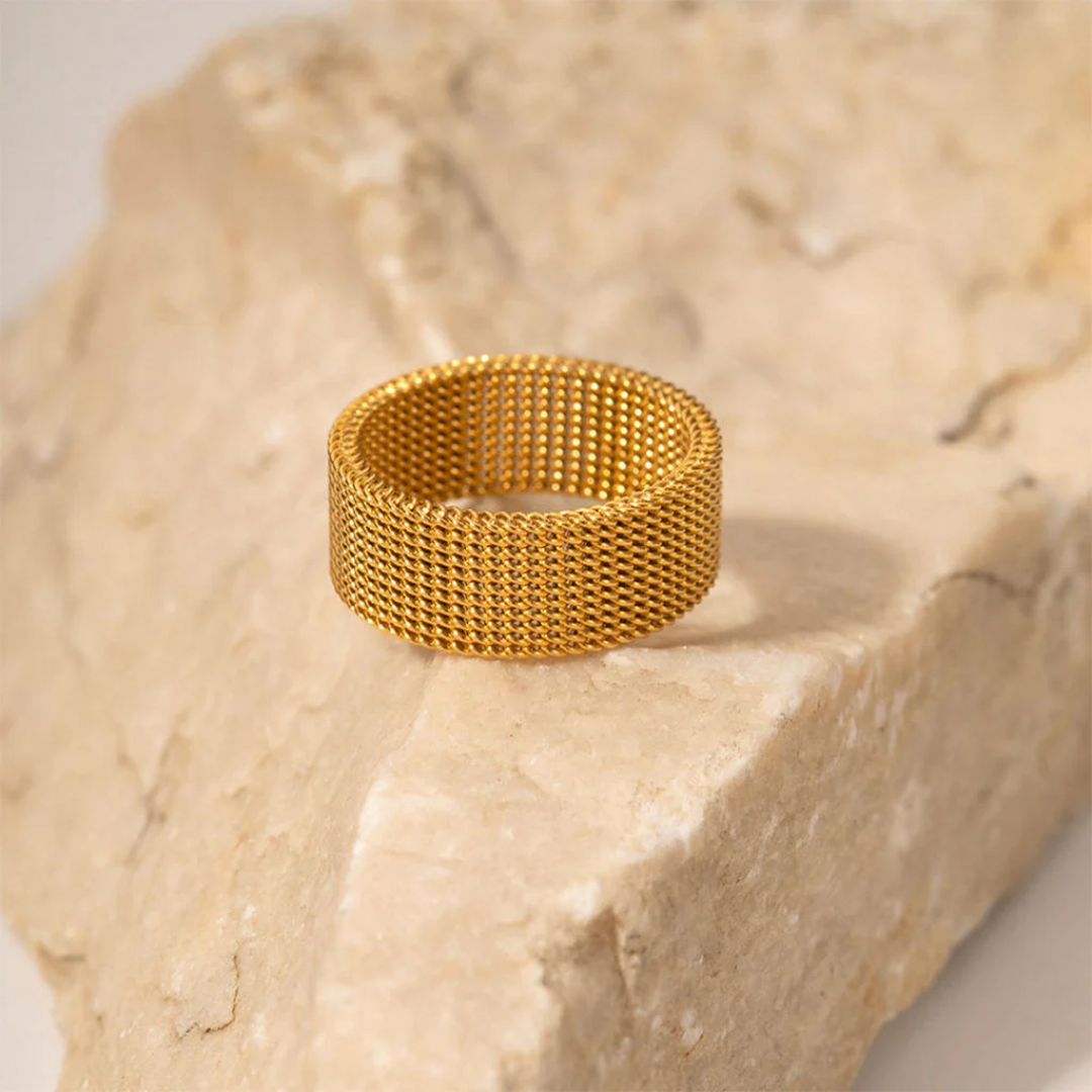 Mesh Gold Ring