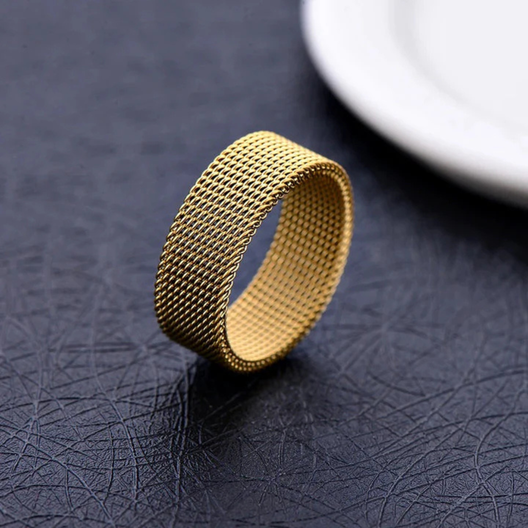 Mesh Gold Ring
