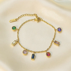 Multi Colour Stone Bracelet