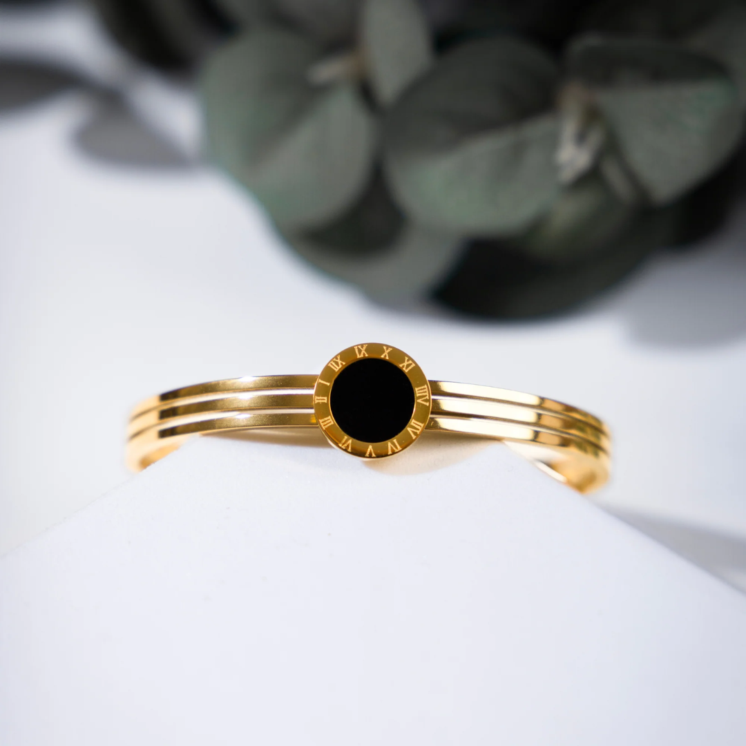 Noir Black Gold Bracelet