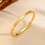 Nova Edge Gold Bangle