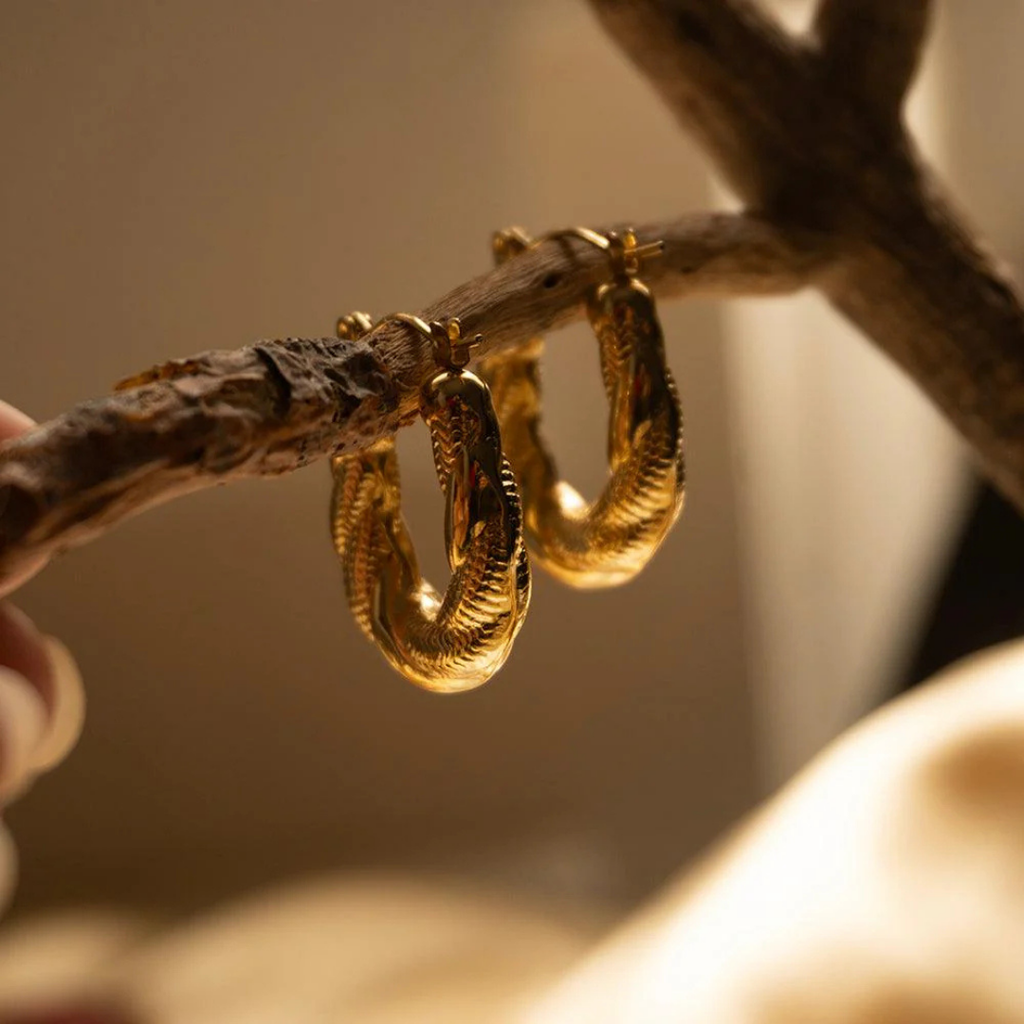 Orlina Gold Earrings