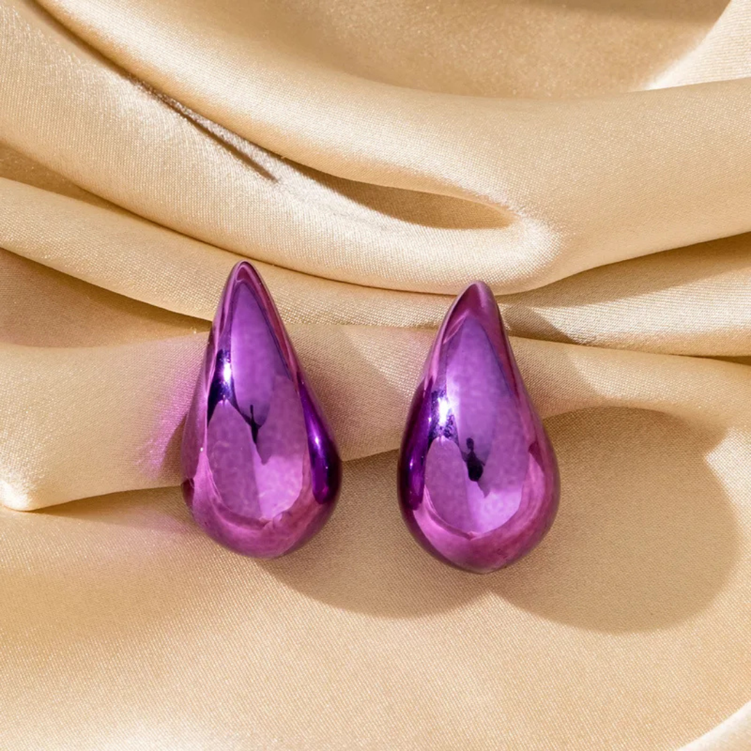 Chunky Teardrop Studs