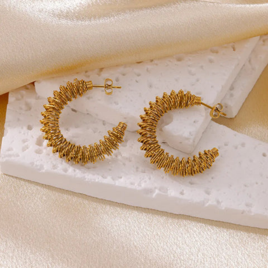 Orya Gold Hoops