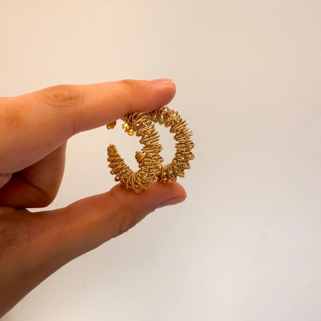 Orya Gold Hoops