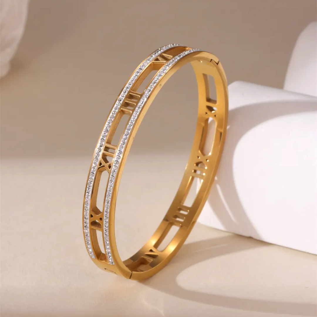 Roman Zircon Bangle