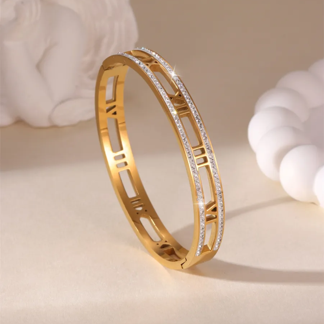 Roman Zircon Bangle
