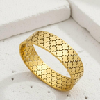18K Gold Sparkle Bangle