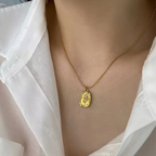 Tulip Flower Pendant Necklace