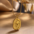 Tulip Flower Pendant Necklace