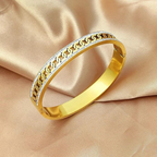 Velora Zircon Gold Bangle