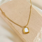 White Stone Necklace