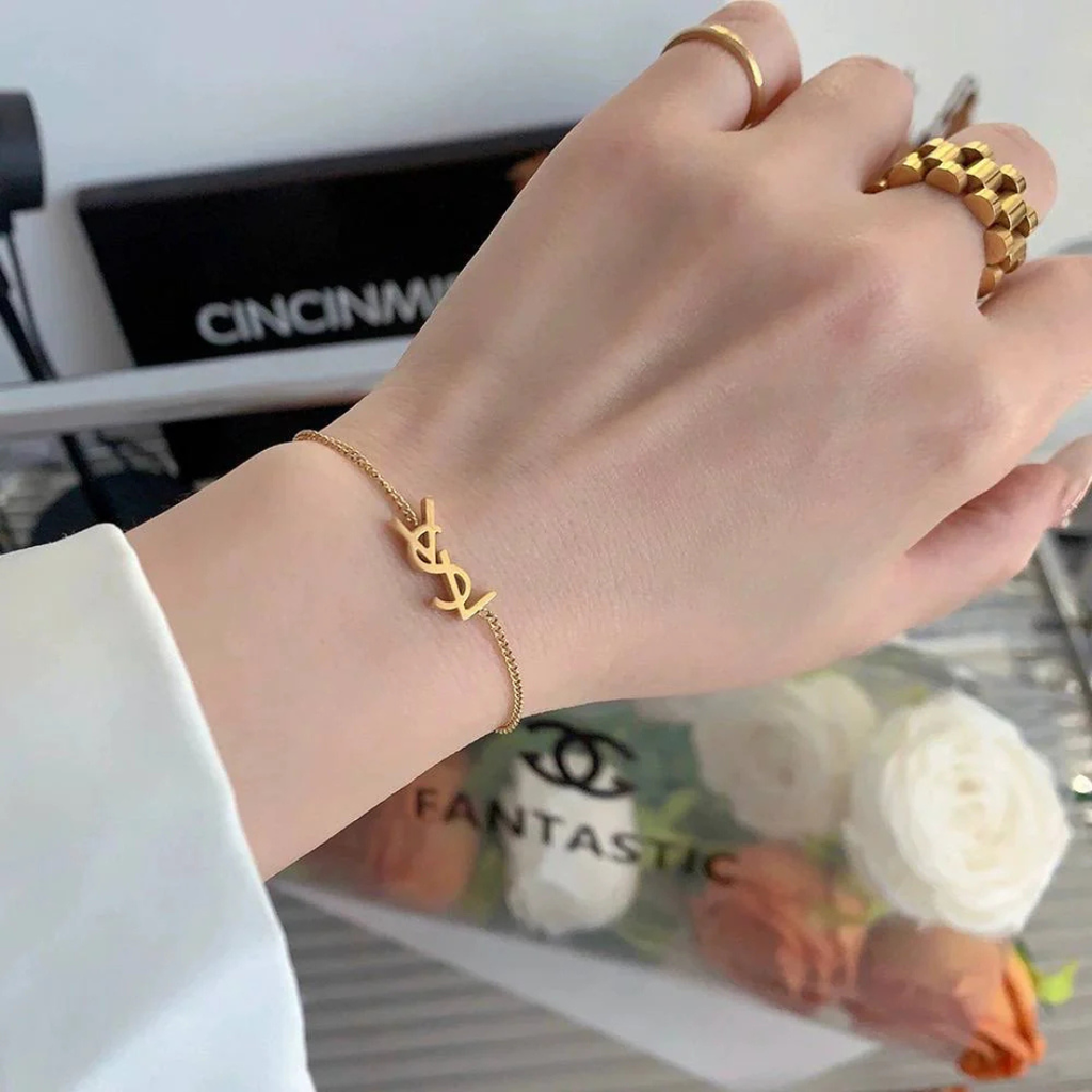 YSL Gold Chain Bracelet