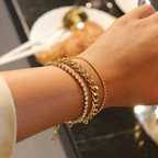 Zinnia Gold Chain Bracelet