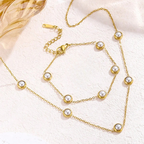 Pearl Stone Gold Set